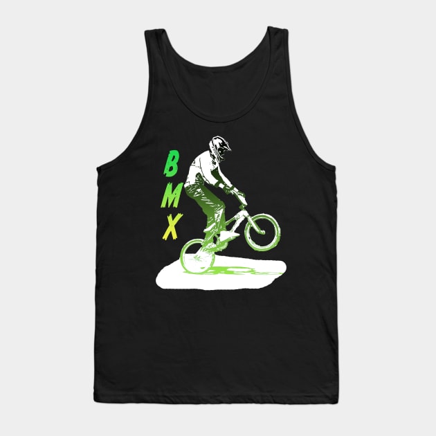 bmx racer Tank Top by rickylabellevie